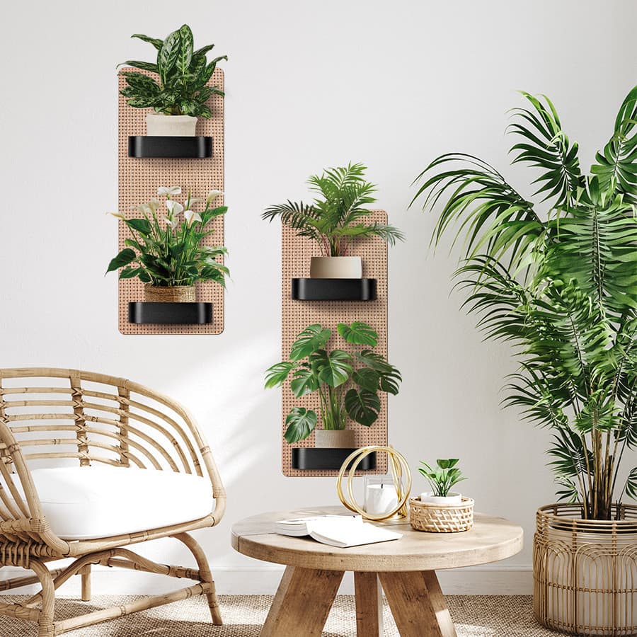 Adesivos de parede planta verde vaso auto-adesivo adesivos de parede sala estar quarto varanda adesivos decorativos