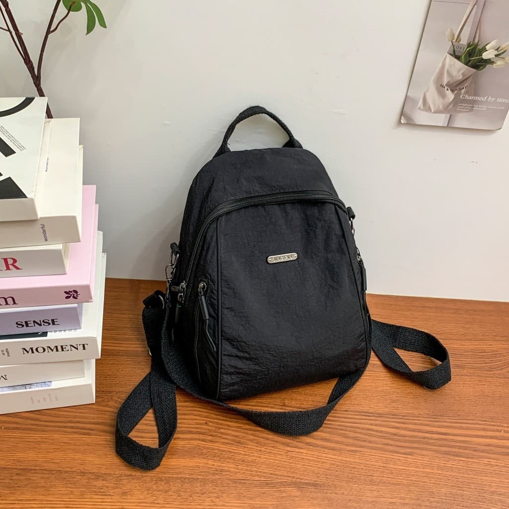 Mochila multifuncional de três propósitos leve mochila de viagem All-Match bolsa feminina portátil de um ombro