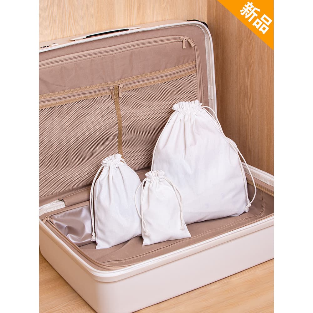 Saco de armazenamento de viagem de lona saco de cordão de grande capacidade organizador de roupas saco de bagagem Anti-p