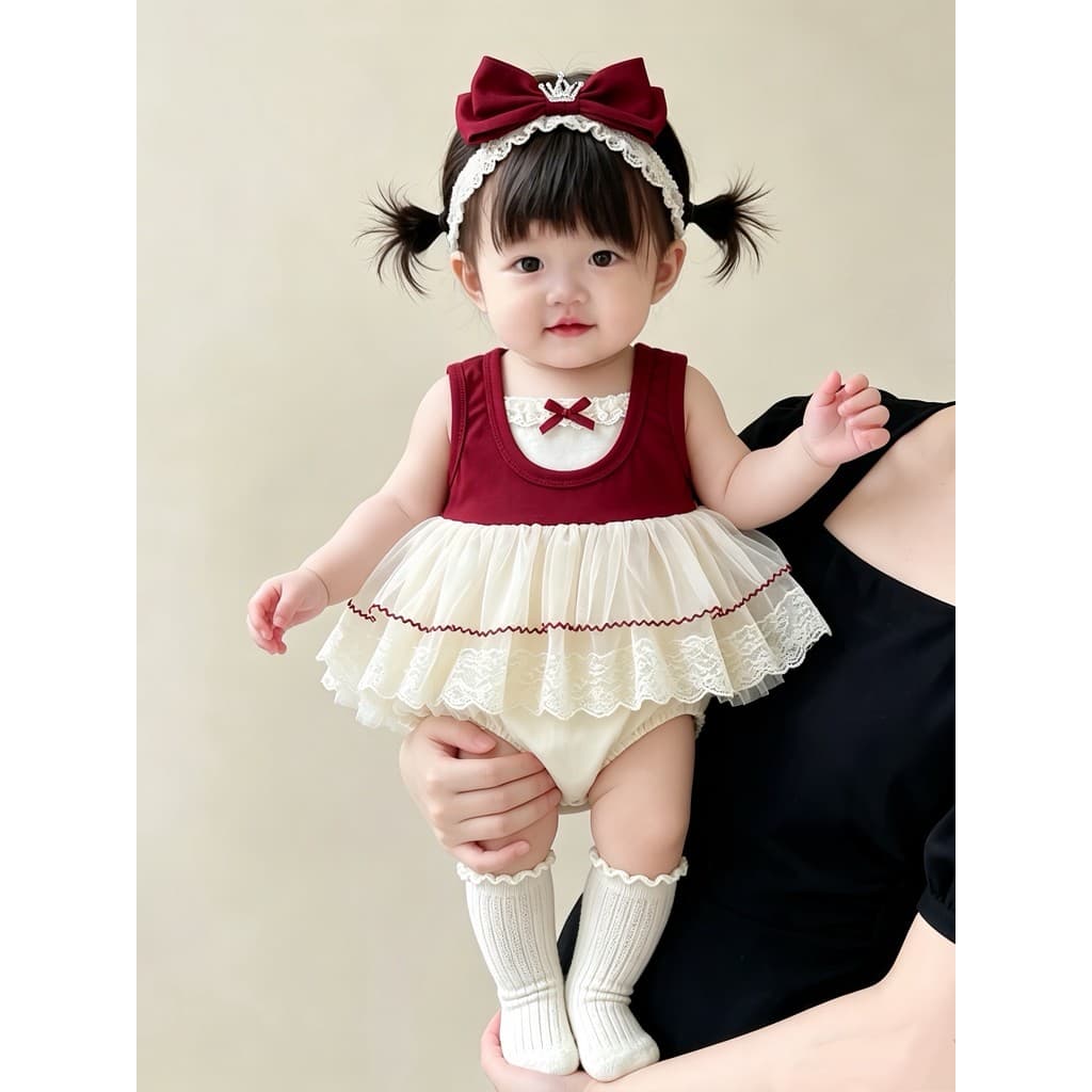 Roupas de bebê roupas de verão fino triângulo macacão Super bonito mês inteiro cem dias de idade feminino bebê bonito ma