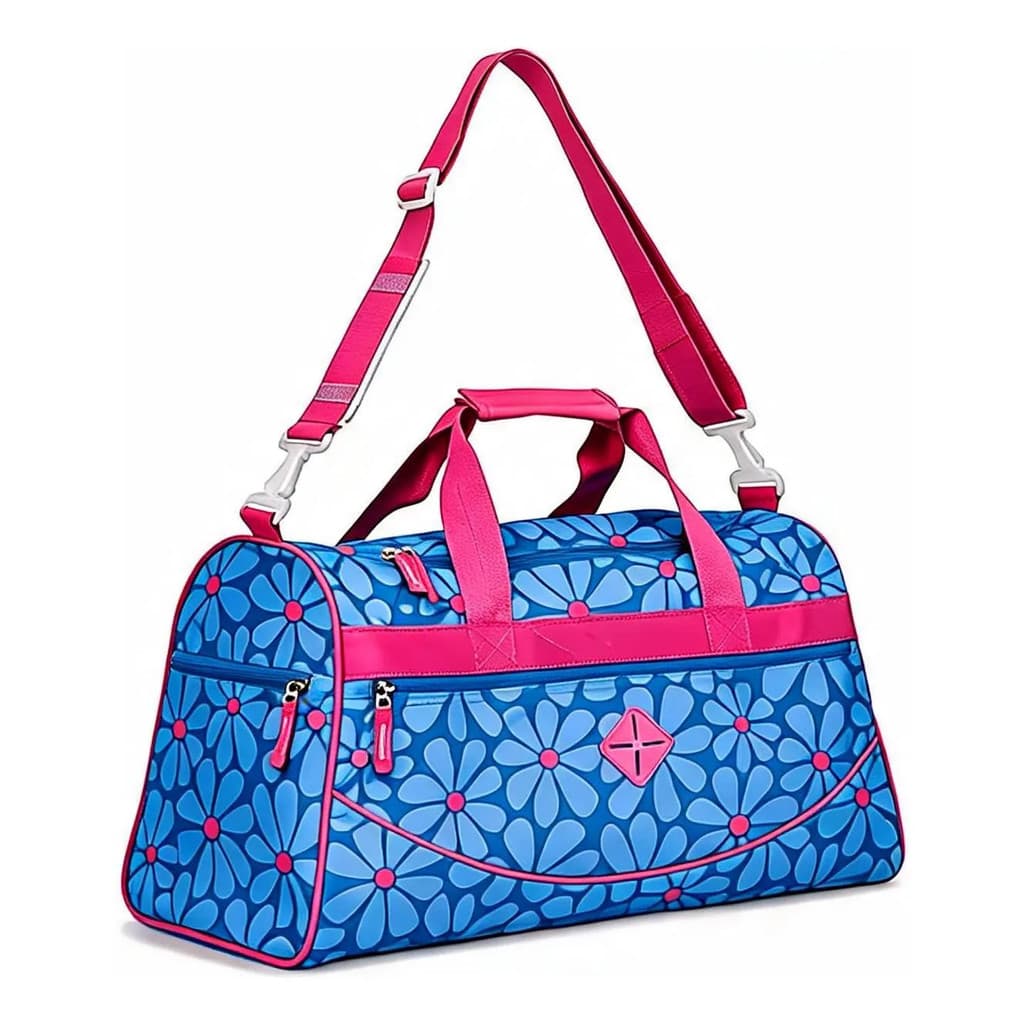 Bolsa Mala Sacola De Viagem Flores Feminina