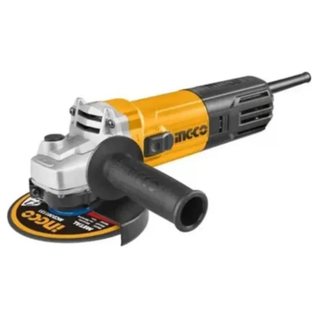 Esmerilhadeira Angular Ingco 5 Polegadas 900W Velocidade Variável 110V 120V AG90028-9 Laranja