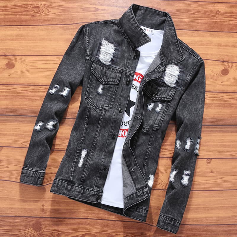 Jaqueta jeans masculina 2025 novo estilo outono versão coreana na moda bonito estudante jaqueta Casual jaqueta superior