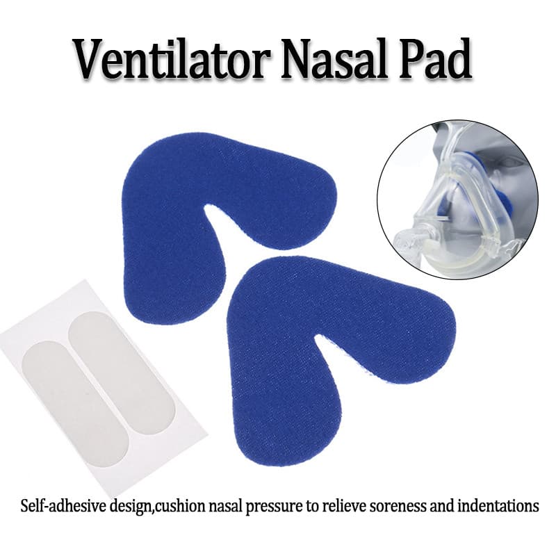 2 Pçs Ventilador Almofada Nasal Macio Auto-Adesivo Máscara CPAP Protetor Para Aliviar A Pressão