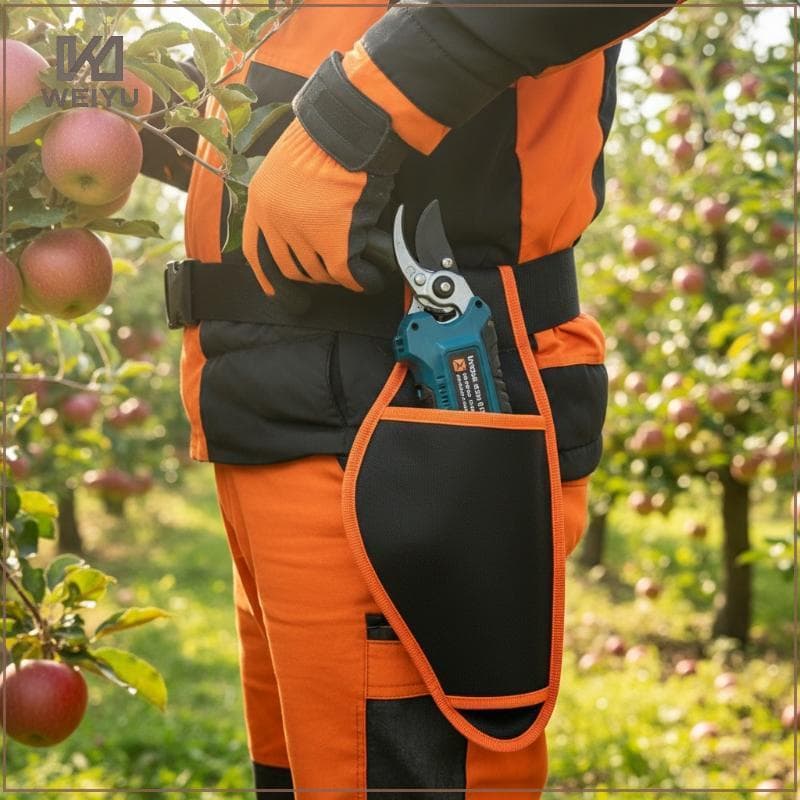 WEIYU Tesoura De Poda Elétrica Bainha Bolsa Jardim Cintura Saco Portátil Resistente Transportadora Para Cortador Plantas