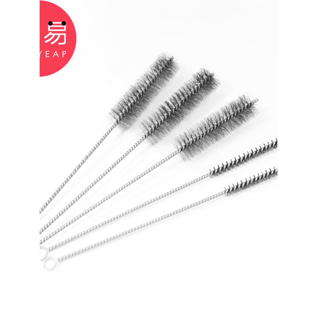 Escova de fio de tubo A1pn001-escova de tubo com alça escova de fio de furo interno ferramenta de limpeza de haste de po