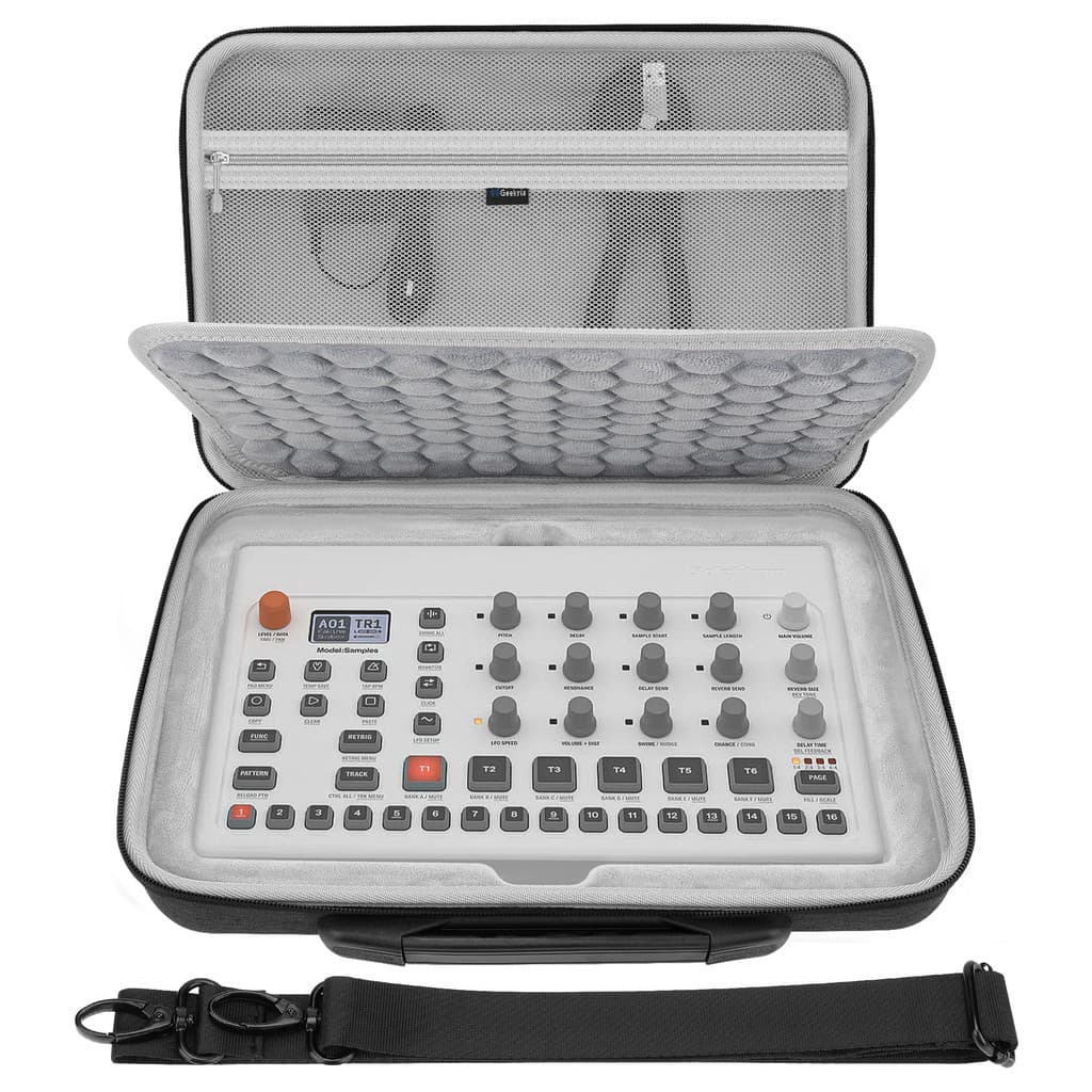 Estojo Rígido GEEKRIA Compatível Com Amostras De Modelo Elektron/Ciclos , Bolsa De Viagem Portátil EVA Hard Shell (Cinza