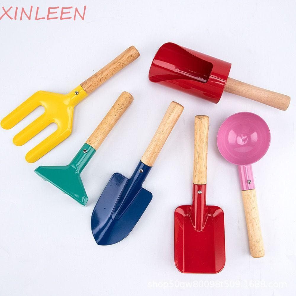 XINLEEN Ferramenta De Jardim Infantil Cor Doce Colher Pá De Metal Praia Brinquedo Espátula