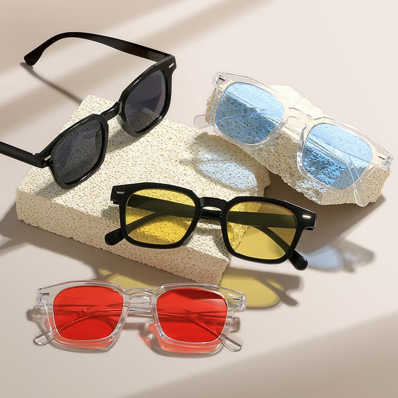 óculos feminino de sol óculos de sol quadrado feminino oculos de sol óculos de sol feminino com proteção uv Influenciado
