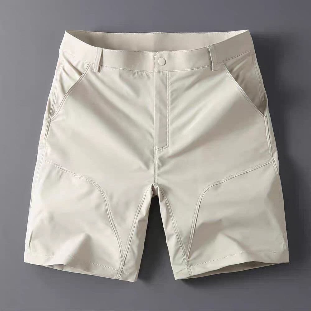 2026 novo estilo fino de secagem rápida calças cortadas de seda gelo masculino exterior Wear esportes calças médias resp