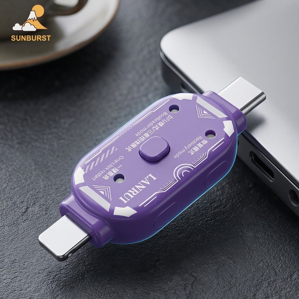 [Sunburst1 . br] Caixa De Modo De Recuperação Ferramenta DFU De 1 Clique Para iPhone Detecção Automática Portátil