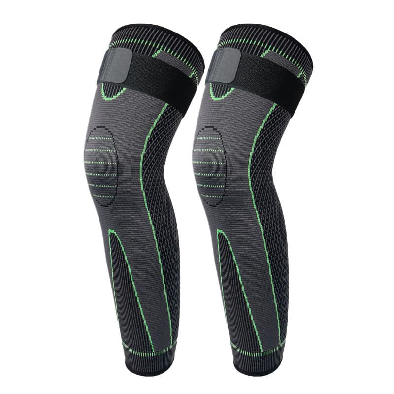 Joelheiras esportivas de alta elasticidade alongadas para corrida, basquete, Fitness, capa protetora de joelho ao ar liv
