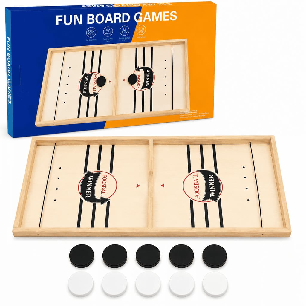 Jogo Batalha de Discos Hoquei de mesa diversão fora da tela