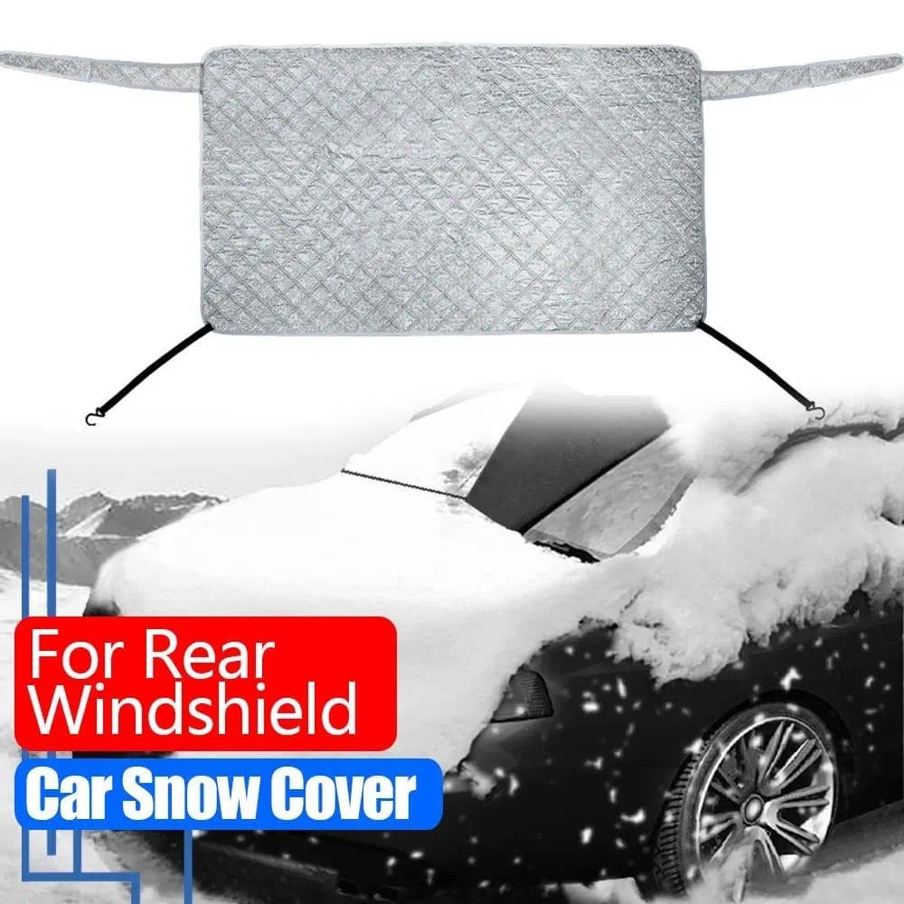 Capa De Neve Para Carro 58 " X 31.5 " Pára-Brisa Traseiro Grossa Sedan Folha De Alumínio Protetor À Prova D'água Frost I