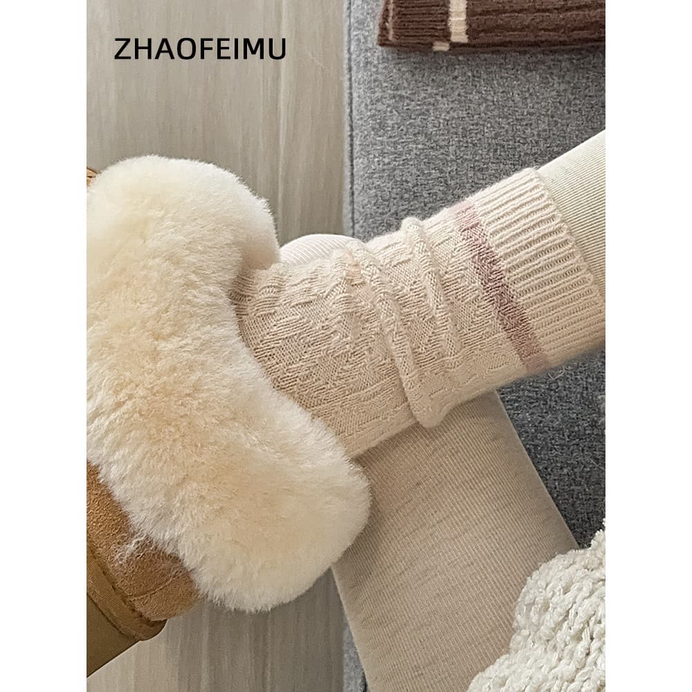 Pilha meias outono inverno com botas de neve calças de tubarão Leggings calças Barbie calças de Yoga exterior usar meias