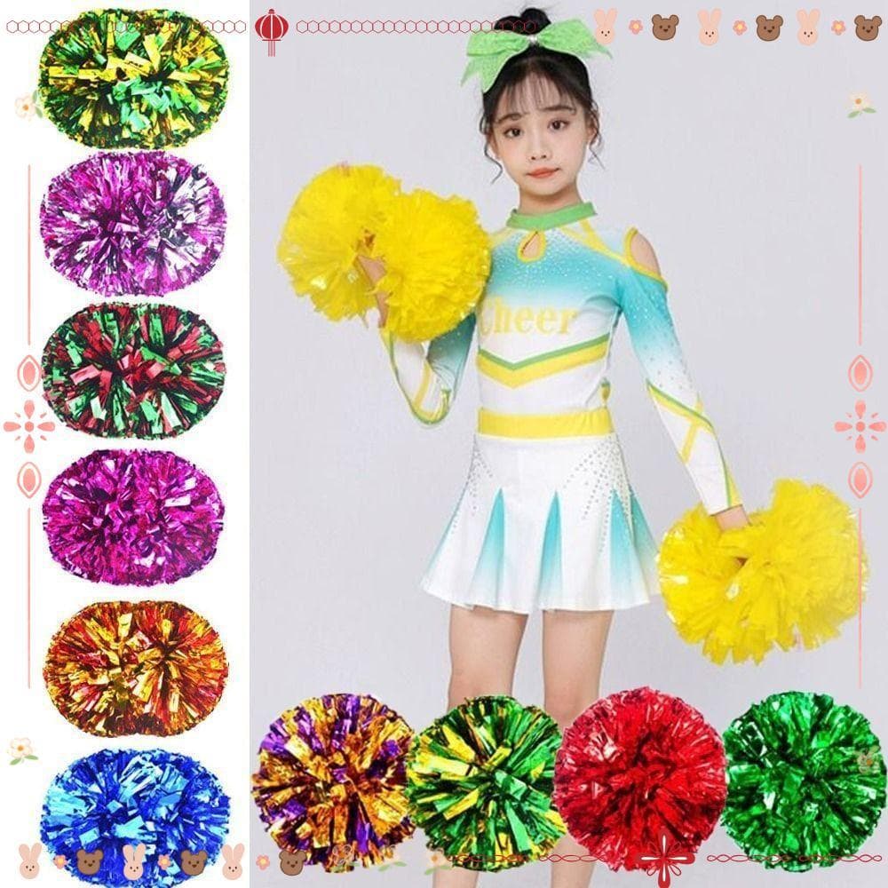 Kids Game Poms , Multicolors 25cm Cheap Prático Cheerleading , Venha Adereços PET Torcendo Bola
