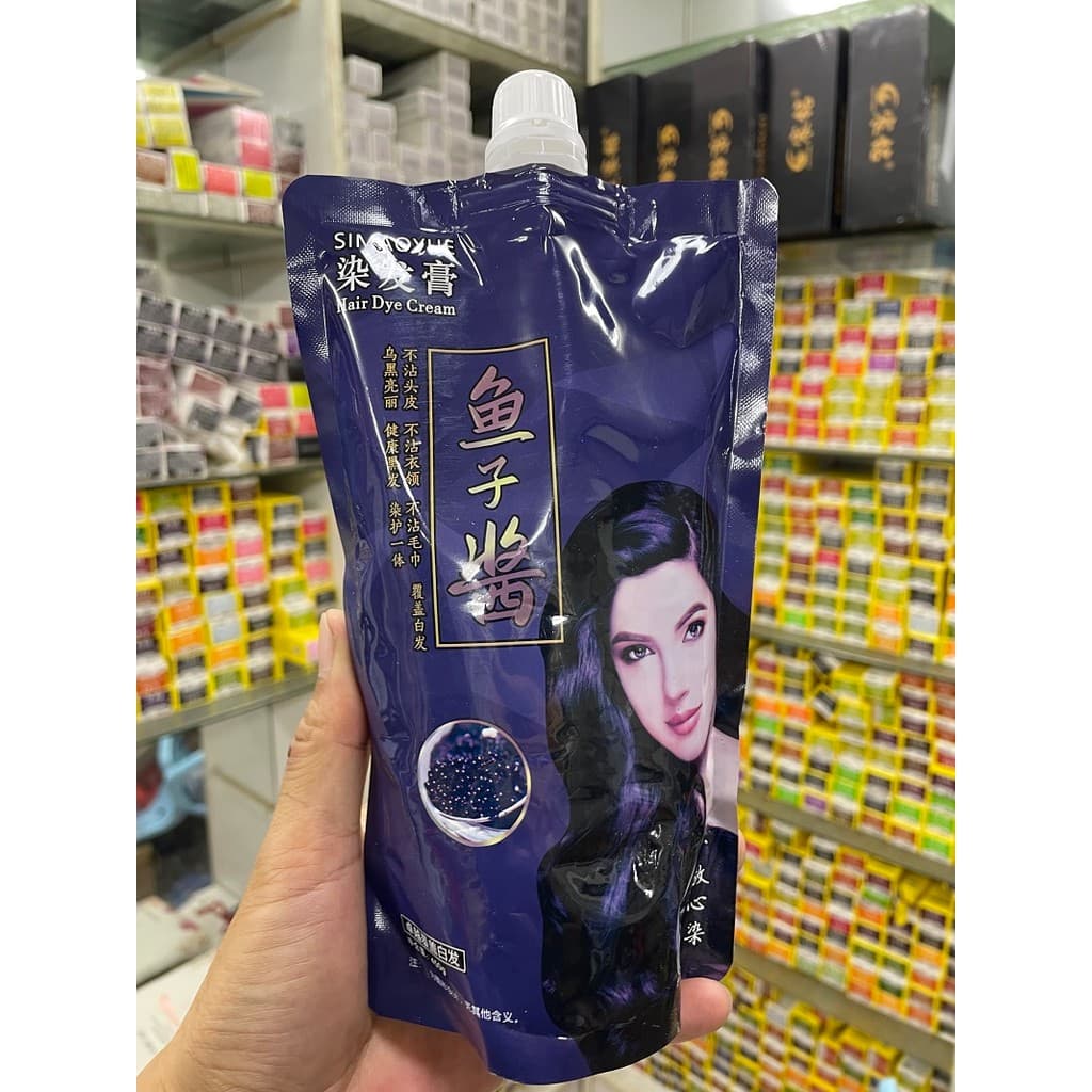 Caixa grande óleo preto salão de cabeleireiro antiaderente couro cabeludo tintura de cabelo creme capa preta cabelo bran
