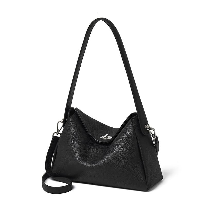 Nicho design Versão Coreana Da Moda ins Bolsa De Axila Elegante E Simples Ombro De Couro Mensageiro De Grande Capacidade