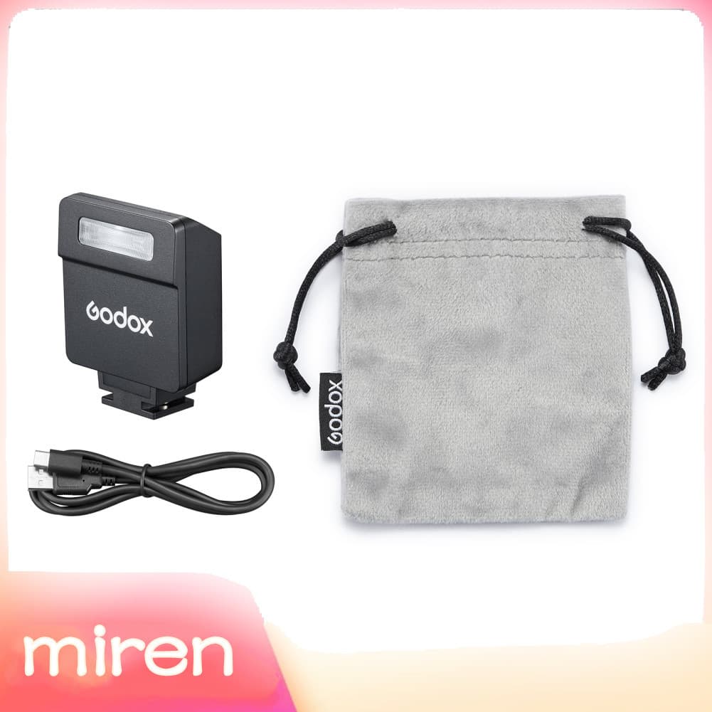 Miren.br Godox iM22 Mini Flash de câmera Speedlite na câmera 5 níveis de potência 3s Tempo de reciclagem 440 flashes
