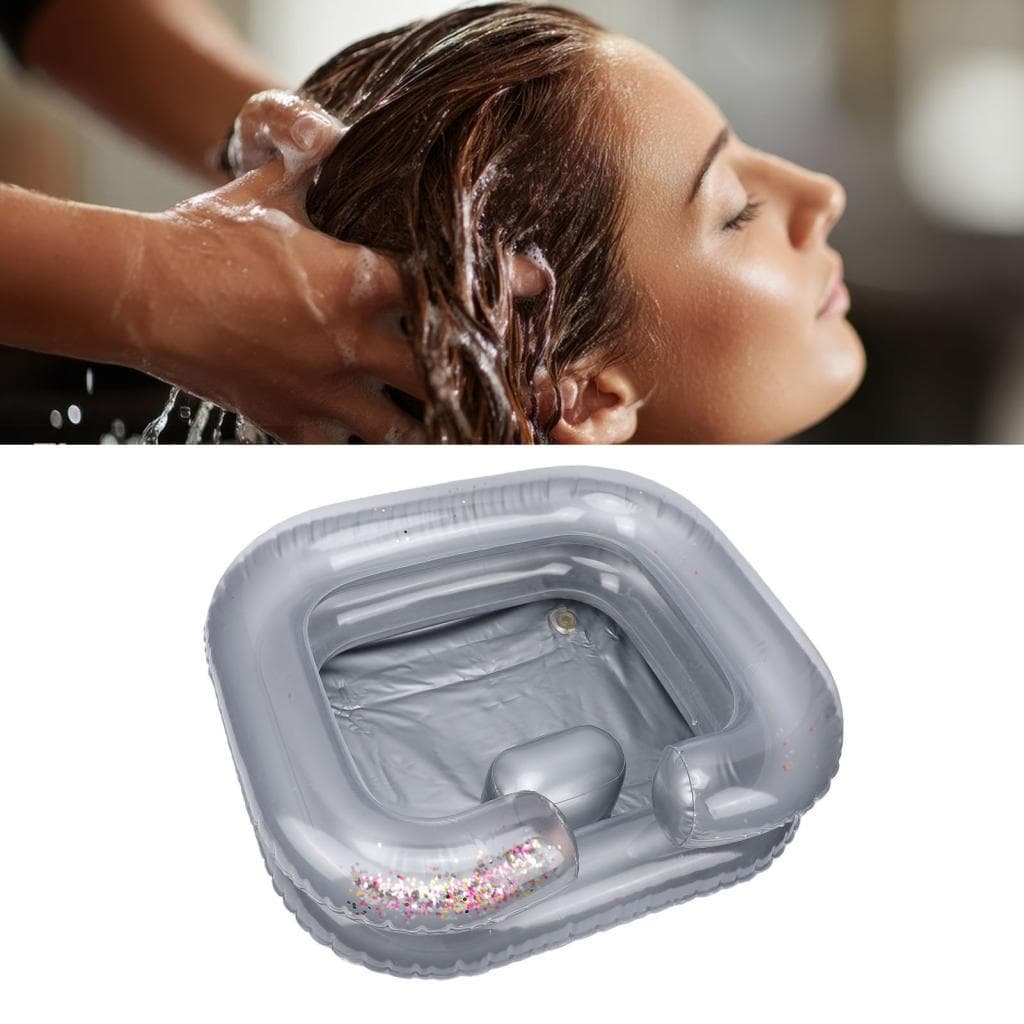 keaostore Bacia De Shampoo Inflável , Válvula De Camada Dupla , Portátil , Lavagem De Cabelo Para Mulheres Grávidas Em C
