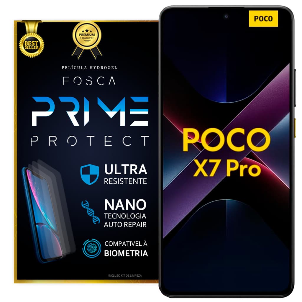 Película de Hidrogel Mi Poco X7 Pro Transparente/Antirreflexo Frente
