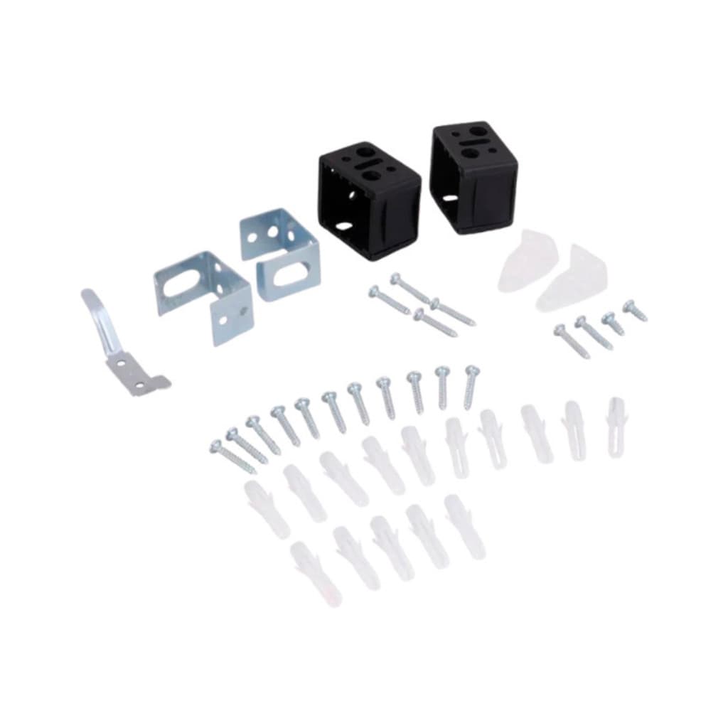 Kit Para Instalação De Persiana Pvc Peças C/ Suporte Buchas