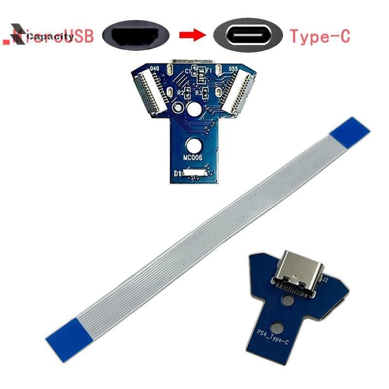 Capacidade 1 Conjunto Universal Para Controlador 040 050 055 Acessórios DIY 4 USB Tipo C Placa De Carregamento MOD