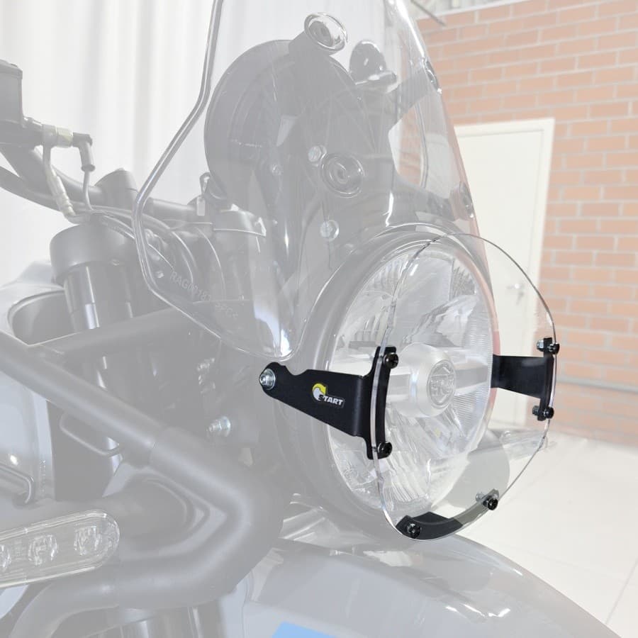 s618a Protetor de farol acrílico Royal Enfield Himalayan 450
