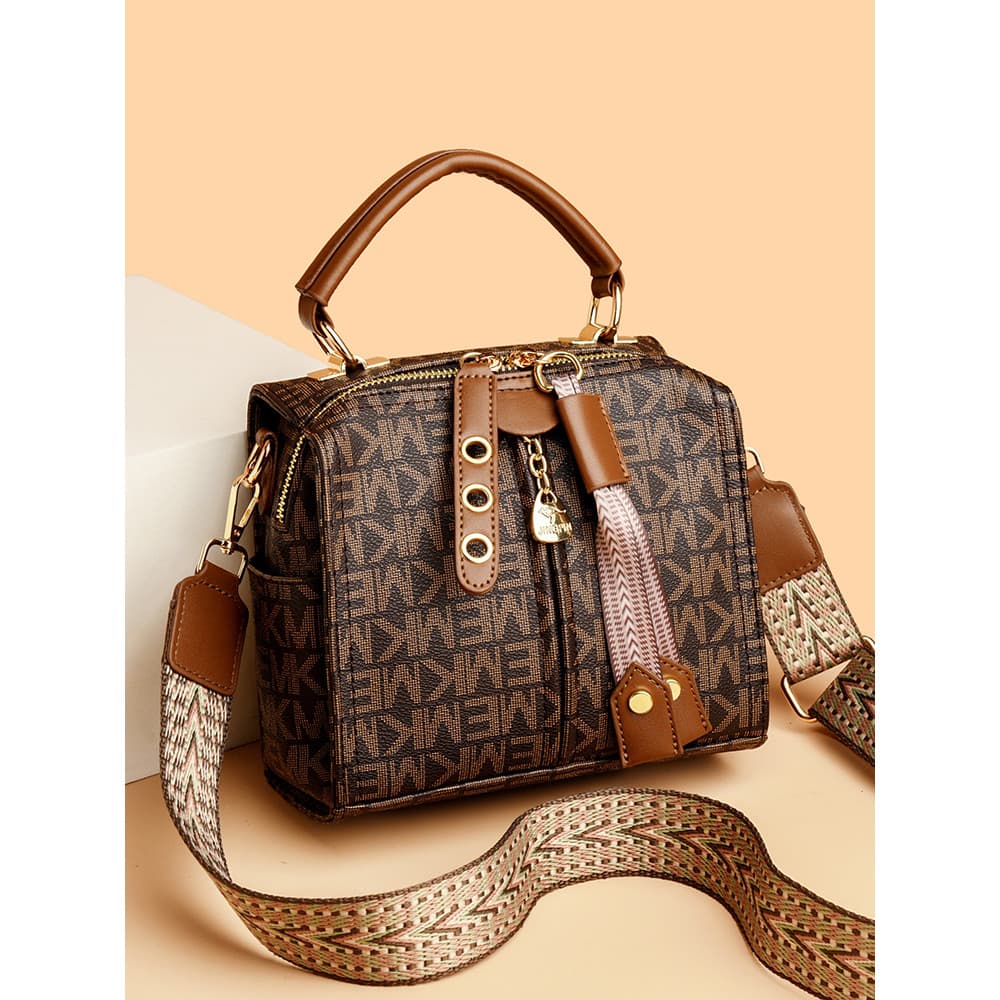 Boston bolsa de ombro mensageiro feminina 2025 novo estilo bolsa moda bolsa de couro macio Casual All-Match travesseiro