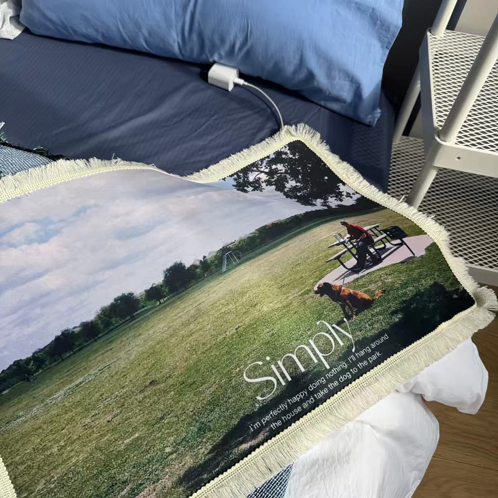 Estilo coreano estilo cura parque Natural fotografia estilo paisagem humor tapeçaria decoração tapete de mesa um quarto