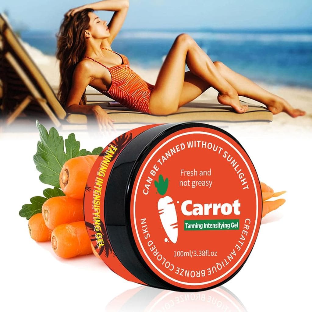 Gel Bronzeador Genérico de Caroteno, Gel Bronzeador de Cenoura, Gel Bronzeador Intensivo de Luxo, Creme Acelerador d