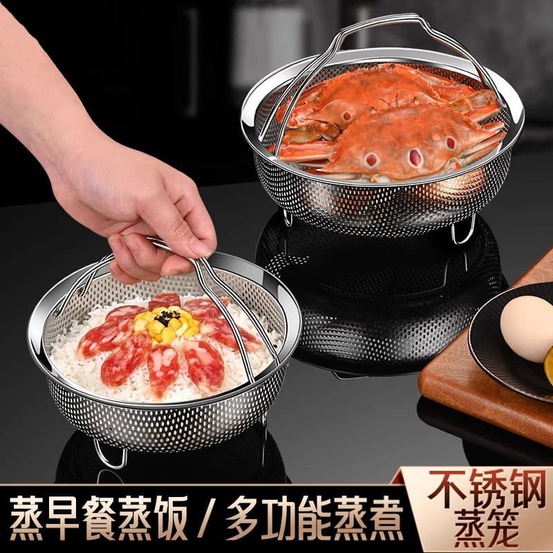 Japão Japão Japão Seiko Panela de arroz a vapor de aço inoxidável à prova de água Vaporizador espesso para vegetais cozi
