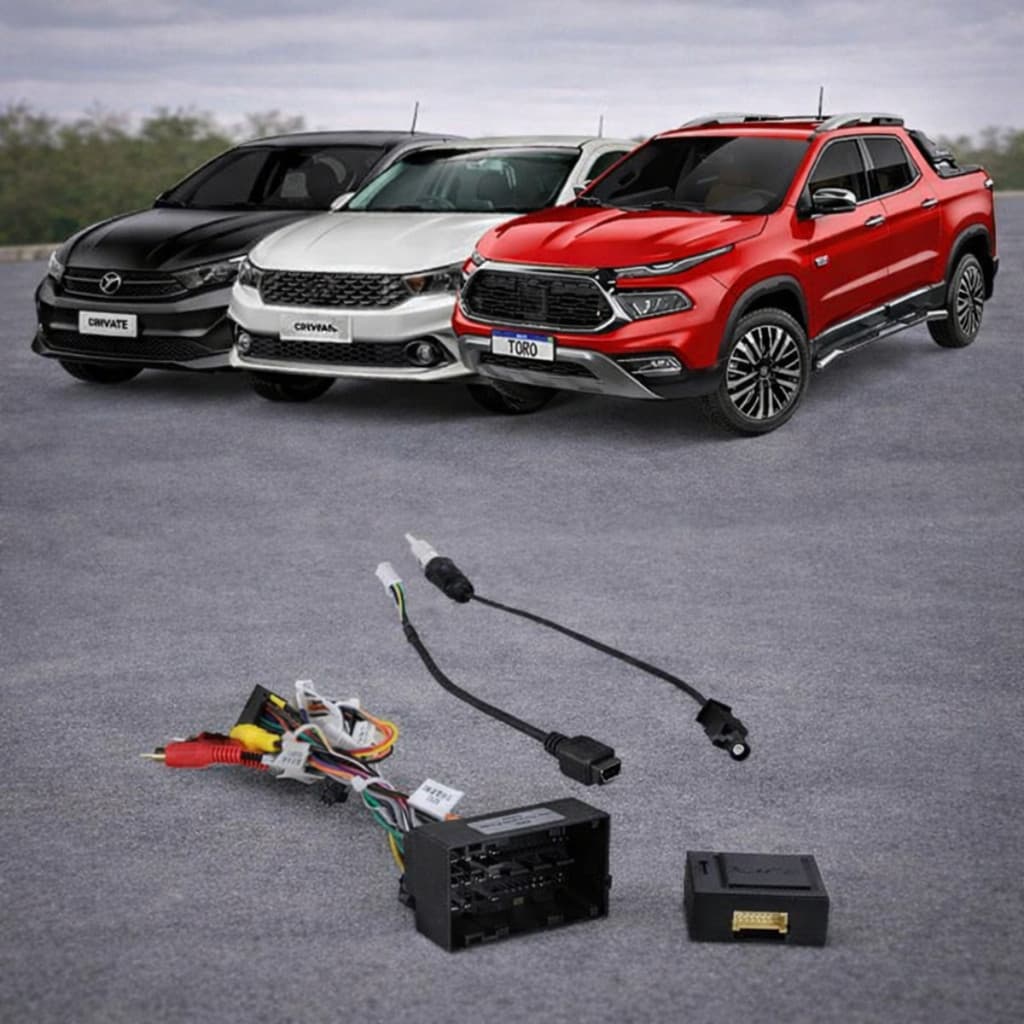 Kit Chicote CanBus Cronos Argo Toro Bravo Interface Rede Can