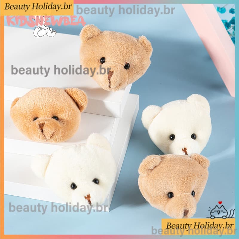 10PCS Ursinho De Pelúcia De Desenho Animado Pingente De Bolsa De Brinquedo/ursinhos carinhosos Cabeça de urso de pelúcia