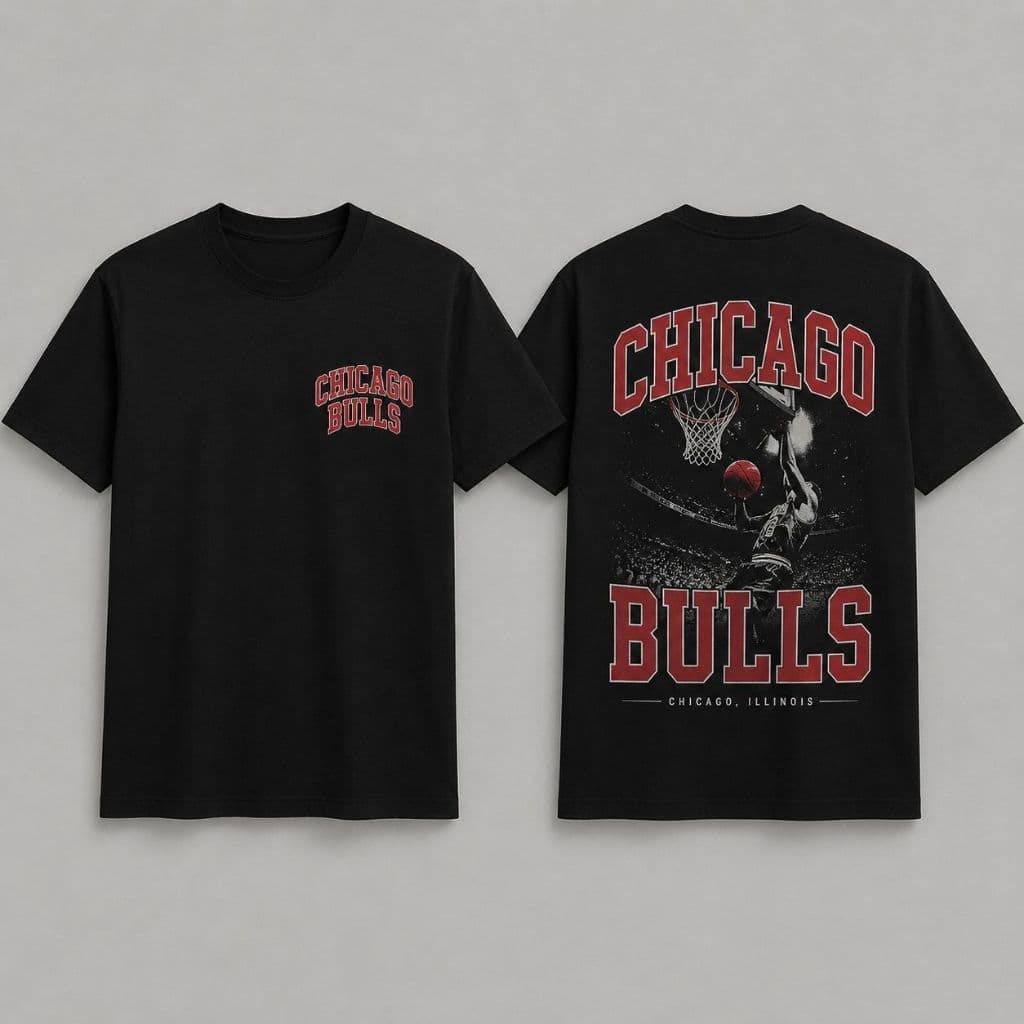Camiseta CHICAGO BULLS ILLINOIS blusa masculina camisa presente especial promoção lançamento
