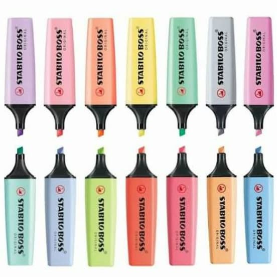 Marca Texto Stabilo Boss Original Pastel Avulso