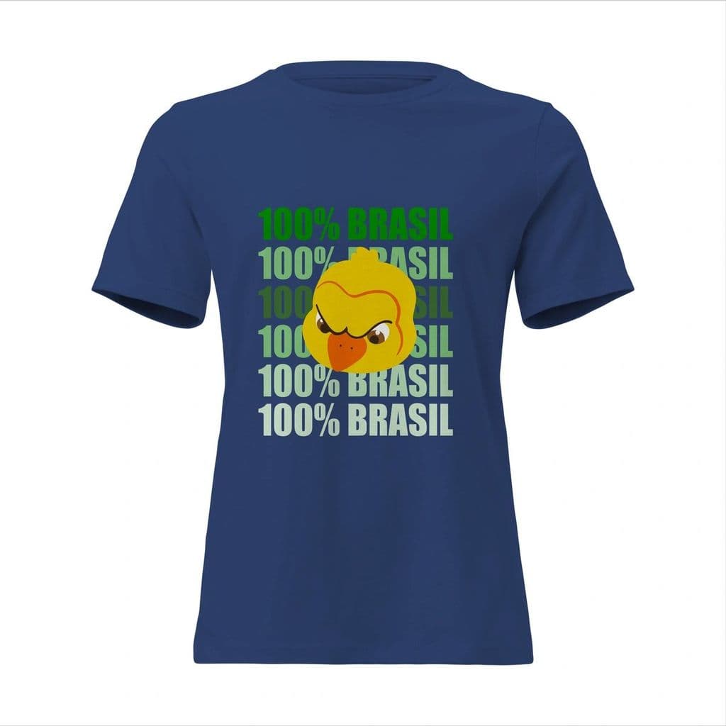 Camisa Feminina Baby Look 100% Brasil