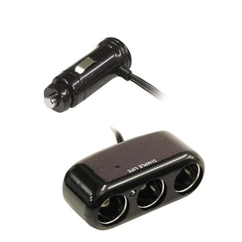 Japão Mirareed carregador de carro feminino isqueiro conversão Plug um para dois pontos três Interface isqueiro
