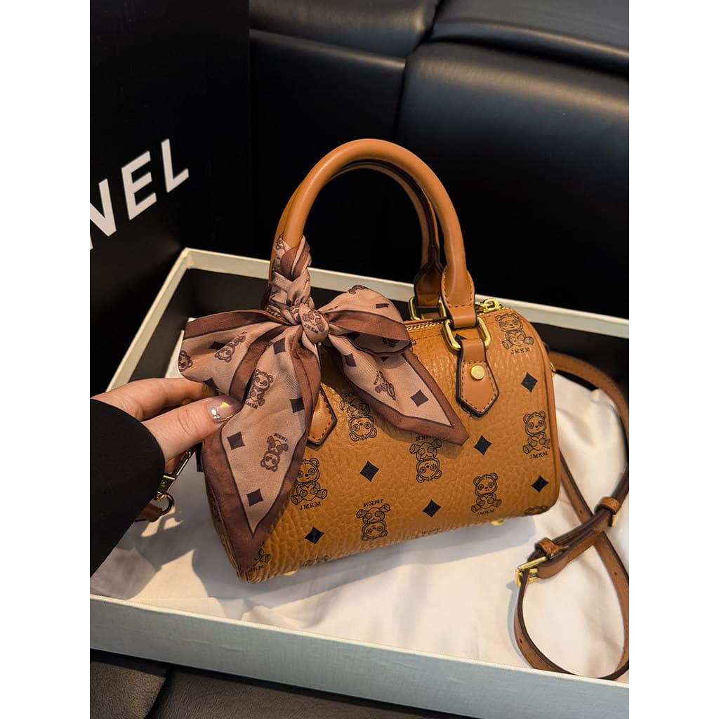 Bolsa bolsa feminina High-End saco feminino 2025 novo estilo verão requintado Mini portátil de um ombro Boston travessei