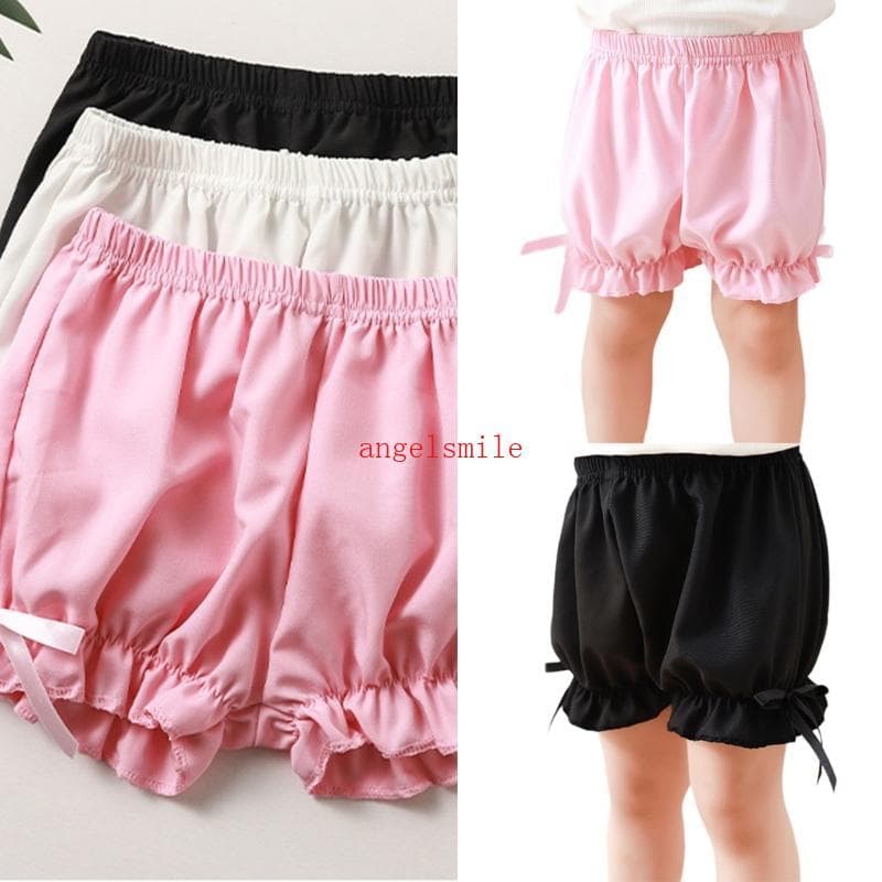 Melhor Verão Solto Roupa Interior Shorts Meninas Calcinha Plissado Bloomers Calças Segurança