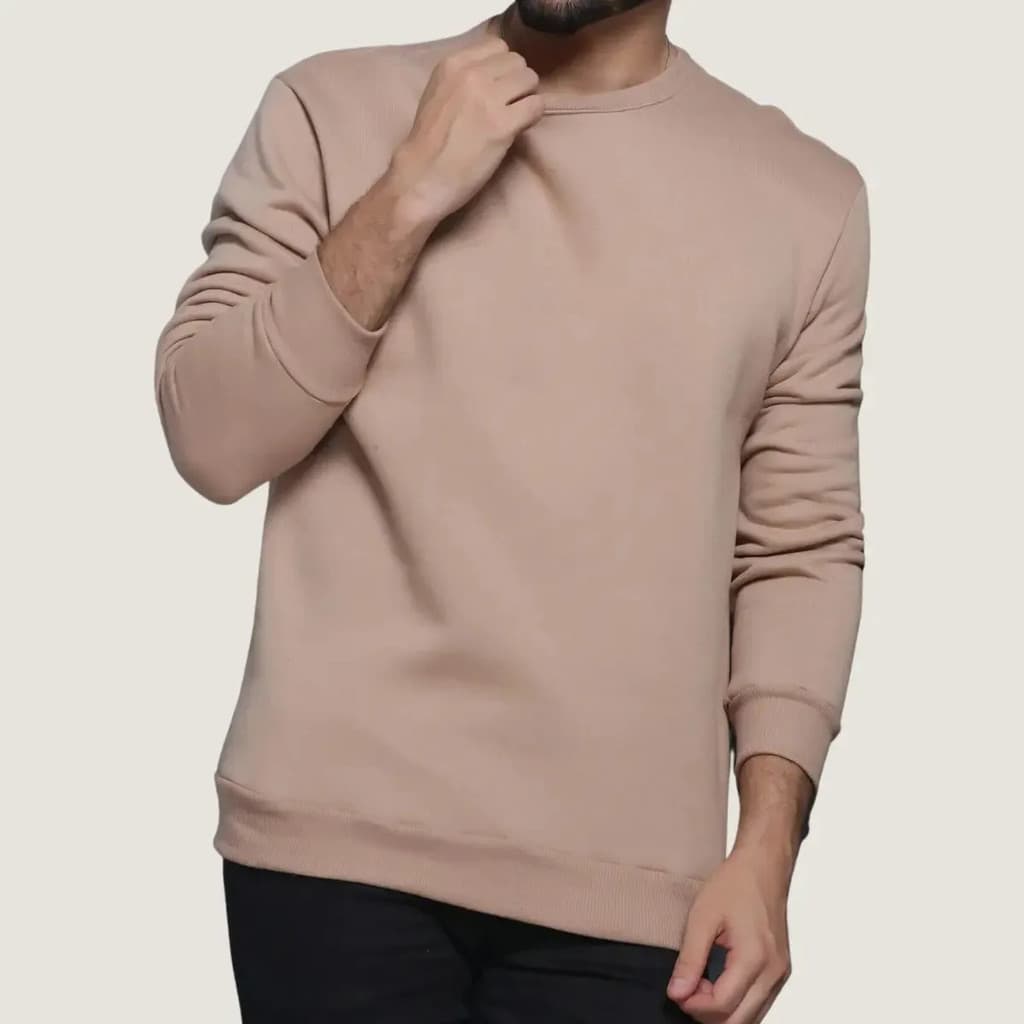 Blusa Moletom Flanelado Gola Careca Tecido Macio Premium
