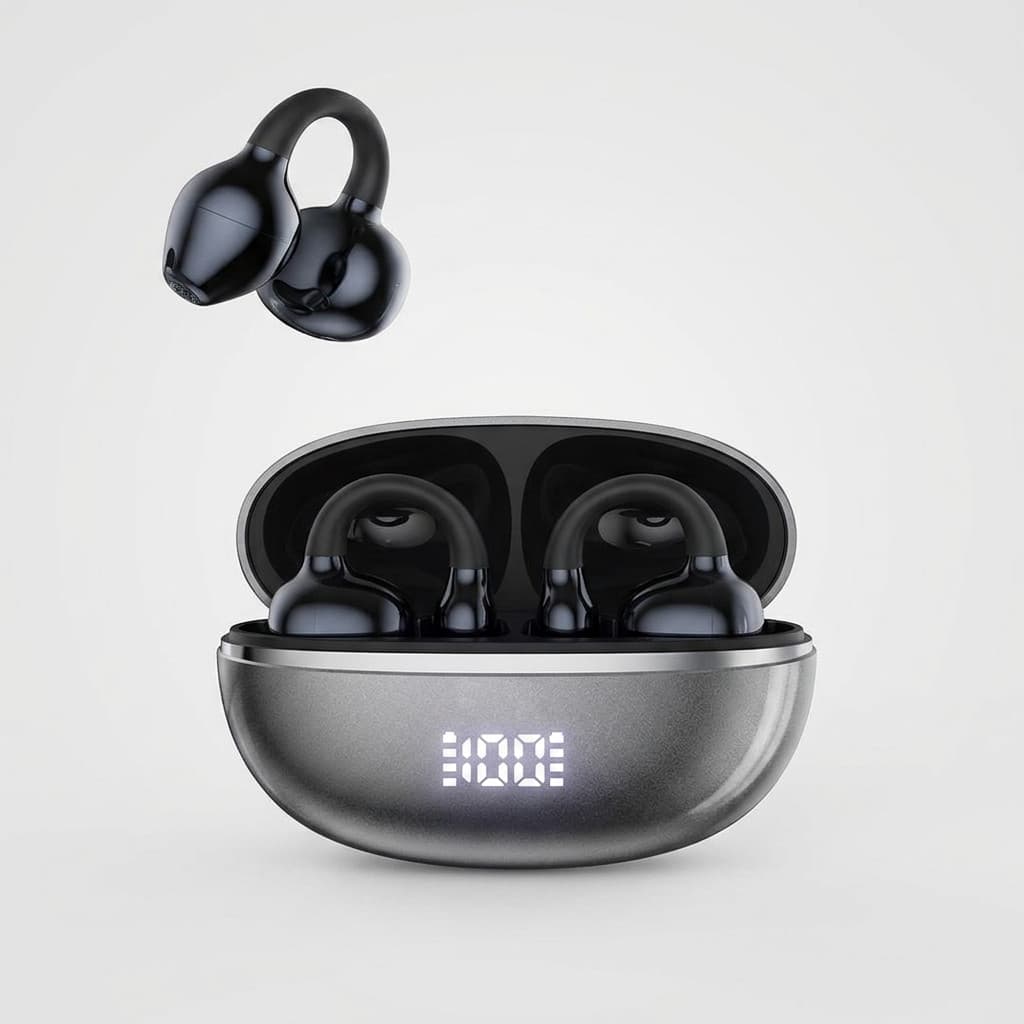 Fone De Ouvido Bluetooth Free INOVA Com Display Digital E Design Moderno Original Do Inova