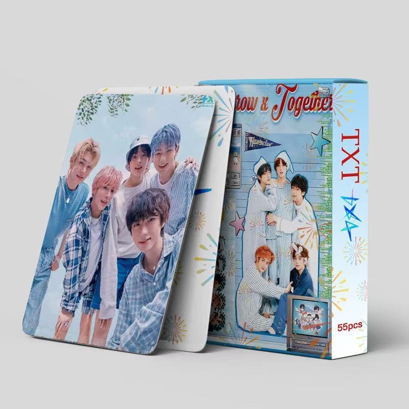 55 Unidades/Conjunto Kpop Idol TXT Amanhã Álbum lomo Cartões Postais Para Fãs