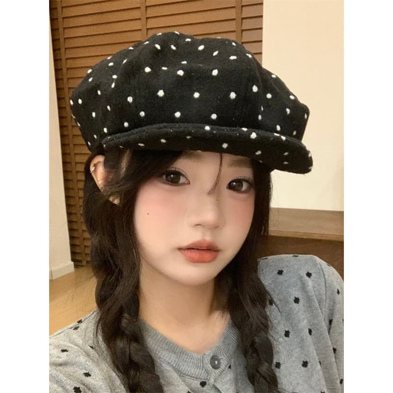 Nicho Design grande chapéu boina mostrando rosto pequeno primavera verão fino pintor chapéu estilo japonês literário bol