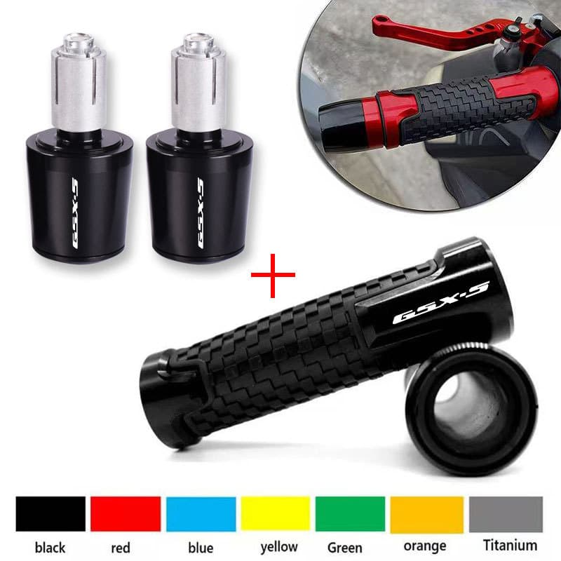 Novo Para SUZUKI GSX-S 1000 GSXS 750 F CNC Acessórios Da Motocicleta 7/8 " 22mm Lidar Com Apertos Guiador Termina Plug