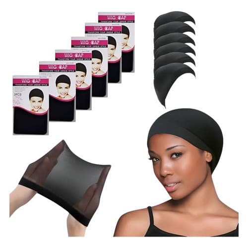 24 Touca Nero Meia Anti Frizz Cabelo Peruca Atacado  Revenda