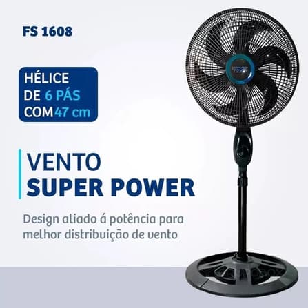 Ventilador Novo Tipo de Coluna Ajuste de Altura Livremente Turbo 6 Pás 110v/220V