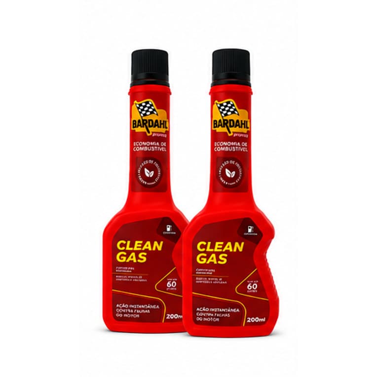 ADITIVO BARDAHL CLEAN GAS 200ML - 2 UNIDADES