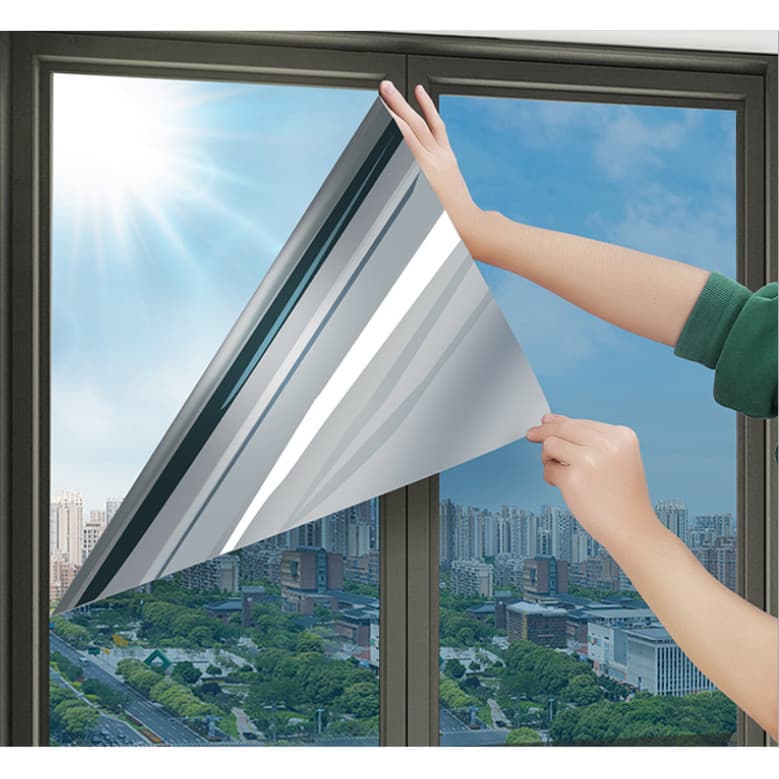 Insulfilm Película Prata Espelhada 0,75 x 7,5 m Auto Residencial