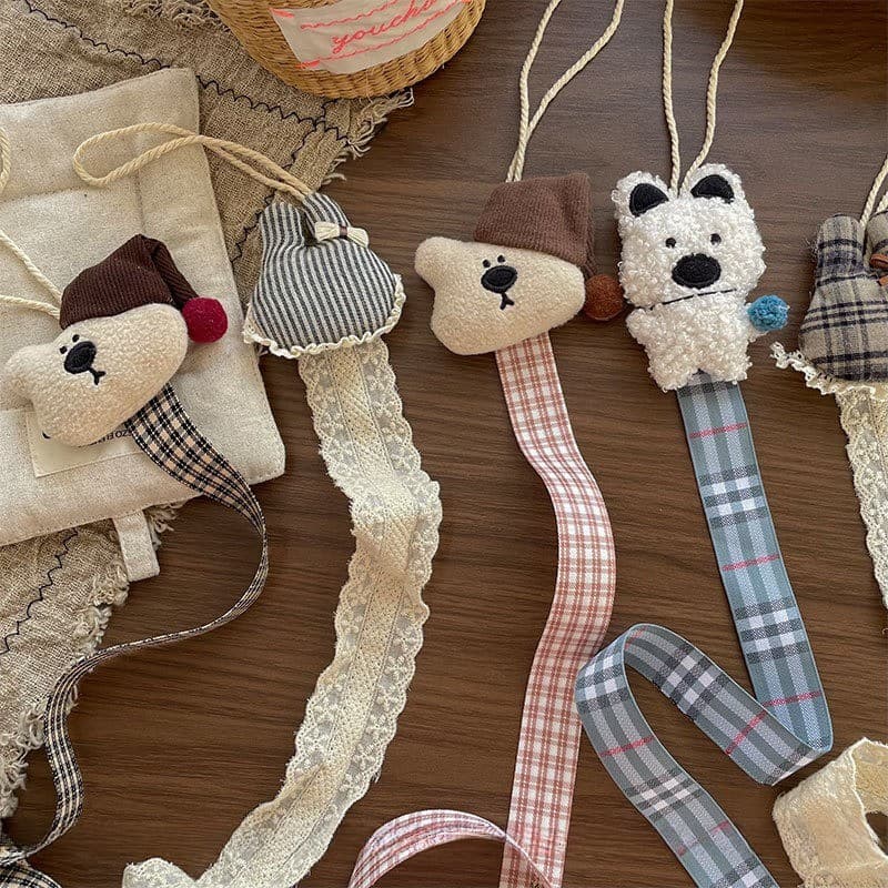 Novo estilo coreano dos desenhos animados bonito saco de armazenamento crianças Hairpin decoração cinta decoração do qua